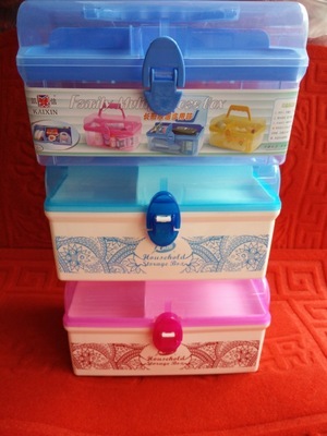 【廠家批發小學生文具箱 家庭藥品箱 雜物箱 化妝箱】價格,廠家,圖片,收納箱、收納盒,深圳市寶安區沙井裕富祥日用品商行-馬可波羅網